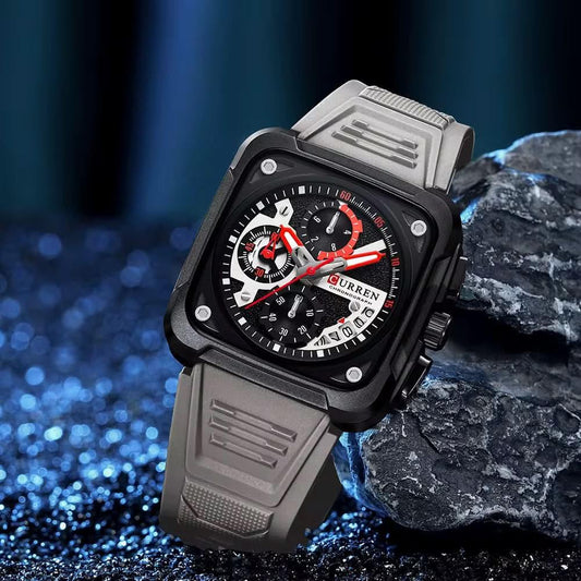 Reloj de goma Curren 8461 para hombre - ponoshop.online
