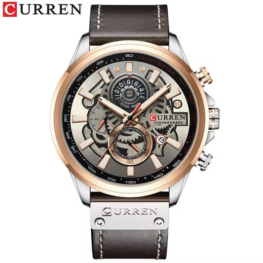 Reloj de cuero Curren 8380 para hombre - ponoshop.online