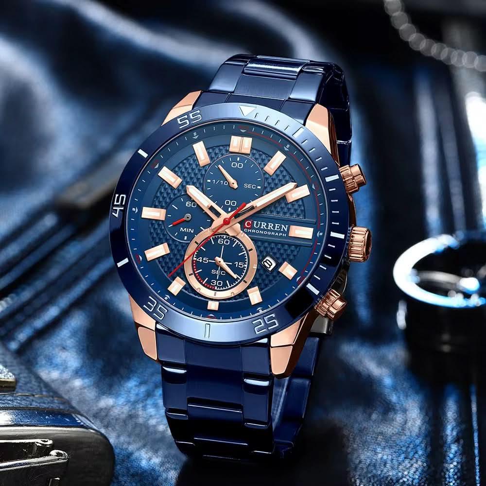 Reloj metálico Curren 8417 para hombre - ponoshop.online